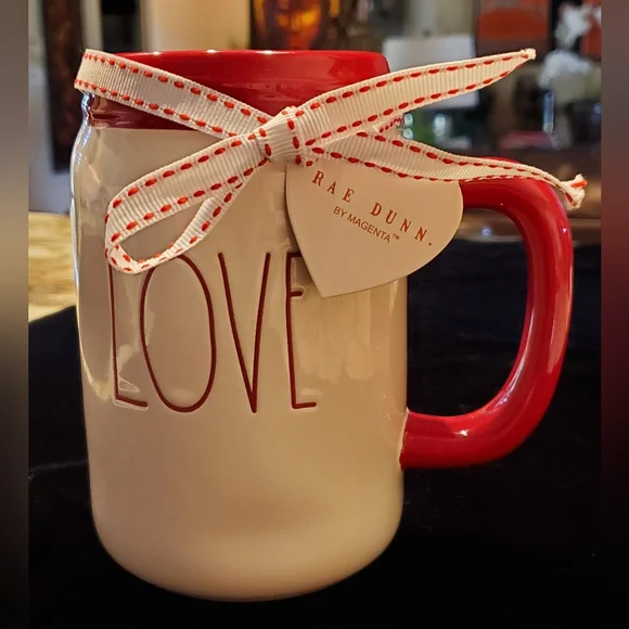 NWOT Rae Dunn LOVE Mug - Picture 1 of 8